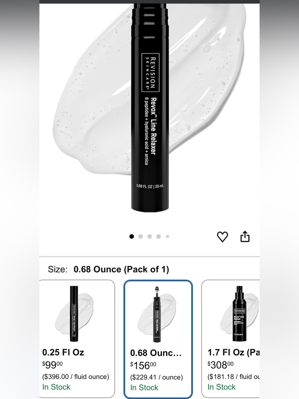 Brand new Revision Skincare Revox™ Line Relaxer